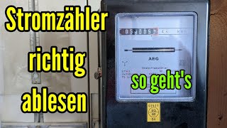 Stromzähler richtig ablesen  So Stromuhr ablesen und aktuellen Stromverbrauch sehen [upl. by Nola]