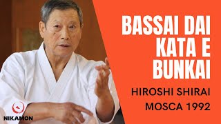 Bassai Dai  Kata e Bunkai  M° Hiroshi Shirai  Mosca 1992 [upl. by Noraha]