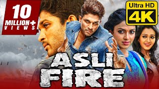 Asli Fire  असली फायर 4K ULTRA HD Hindi Dubbed Movie  Allu Arjun Amala Paul [upl. by Catie]