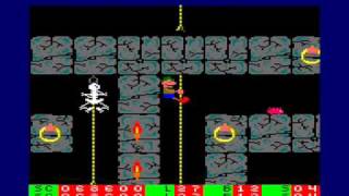 AMSTRAD CPC Roland On The Ropes  Review amp Longplay [upl. by Olleina739]