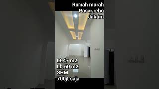 Rumah Baru Pasar Rebo Jaktim Hanya 700jt an Saja [upl. by Nivrehs]