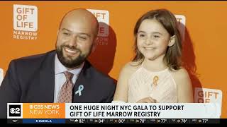 WCBSTV  Gift of Life donors meet the young recipients whose lives they saved at annual NYC Gala [upl. by Eelak67]