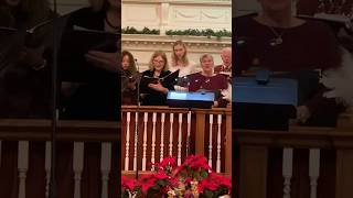 Christmas Eve mass Claire Jameson sings in choir christmas [upl. by Kynthia517]