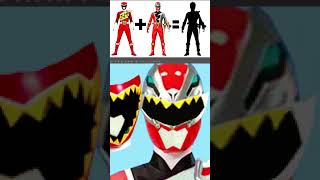 RED RANGER DINO CHARGE FUSION WITH RED RANGER DINO FURY  Power Rangers Fusion [upl. by Yekcin945]