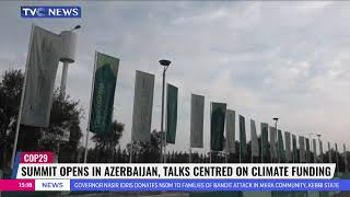 Cop29 Summit Opens In Azerbaijan Talks Centred On Climate Funding [upl. by Latton]