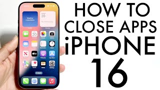 How To Close Apps On iPhone 16 [upl. by Cyb]