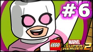 LEGO Marvel Superheroes 2  GWENPOOL LEVEL 6  SpookTacular Parade Saga  100 Complete [upl. by Eirehc59]