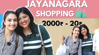 Jayanagar Street Shopping 🛍️  Budget Shopping  ft Meghana Shankrappa Aka Priya [upl. by Ecilayram]