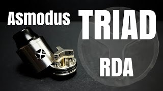 Triad Competition 24mm RDA REVIEW  Vertical coil wicking you say [upl. by Agnimod]