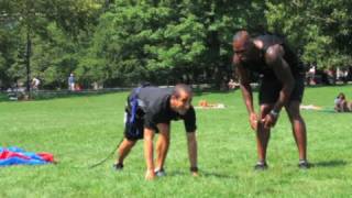 Dru Ha Marathon Training Part 1 with Celebrity Trainer Mark Jenkins [upl. by Dibrin]