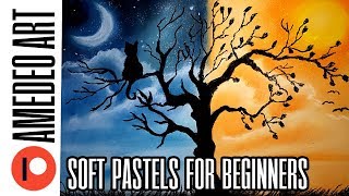 Soft pastels for complete beginners tutorial  Kate Amedeo [upl. by Anirda]