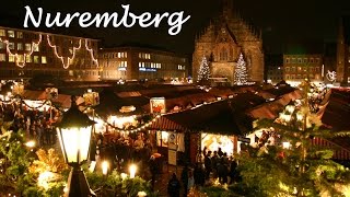 Nuremberg Christmas market Germany  Christkindlesmarkt Nürnberg Weihnachtsmarkt Deutschland [upl. by Xer]