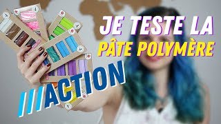 Je teste la pâte polymère de ACTION [upl. by Tarkany]