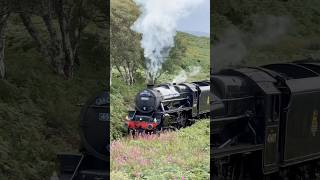 The Jacobite Black 5 “45407” britishrailways train locomotive railway [upl. by Haberman]