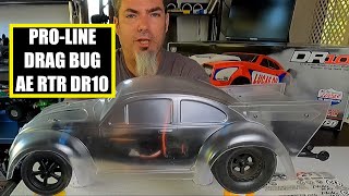 DR10 Proline Drag Bug body install [upl. by Yekcir]