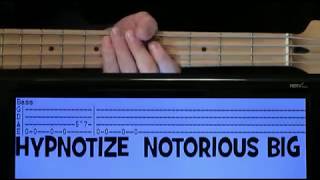 Notorious BIG Hypnotize Guitar Chords Lesson amp Tab Tutorial with Bass Also Herb Alpert Rise [upl. by Baumann]