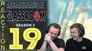 SOS Bros React  Assassination Classroom Season 2 Episode 19  Assassins in Space [upl. by Ytisahc]