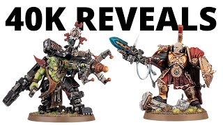 NEW BATTLEFORCE BOX SETS Orks and Custodes Characters and Codexes 40K Reveals from Warhammer World [upl. by Leuqim]