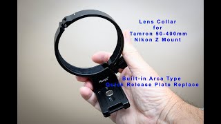 Arca Type Quick Release Plate Tamron 50400mm lens Nikon Z Mount [upl. by Aldous117]