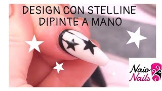 Idee Nail Art  Stelline in Vernice Acrilica [upl. by Seedman]