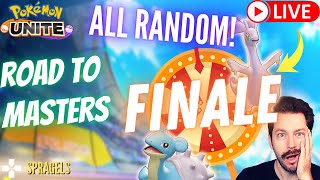 LIVE FINALE RANDOM BUILDS TO MASTERS Pokemon Unite Season 10 [upl. by Hy]