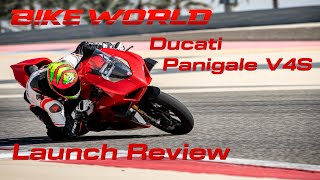 2020 Ducati Panigale V4S Launch Review 4K [upl. by Adnuahsar]