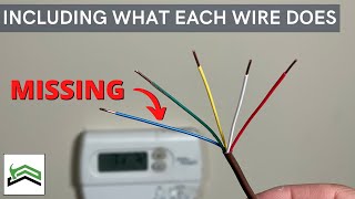 How To Fix A Missing C Wire  Nest Thermostat Troubleshooting [upl. by Standish]