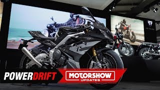 2020 Triumph Daytona 765  Moto2 motorcycle for the streets  EICMA 2019  PowerDrift [upl. by Yehus980]