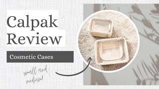 Calpak Review Cosmetic Cases  Small and Medium Size Comparison [upl. by Siramad12]