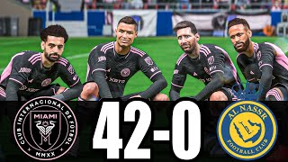 MESSI RONALDO NEYMAR amp MBAPPE  ALL STARS  INTER MIAMI 420 AL NASSR [upl. by Neile]