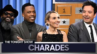 Charades with Leslie Odom Jr and Chloe Fineman  The Tonight Show Starring Jimmy Fallon [upl. by Asil]