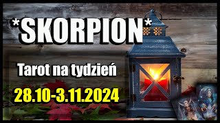 🔮SKORPION TAROT TYDZIEŃ 28103112024🔮 [upl. by Alcinia419]