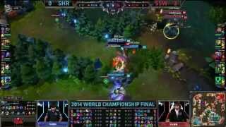 League of Legends World Championship 2014 Finals Samsung White vs Starhorn Royal Club Game 3 [upl. by Ahsratan]