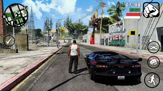 GTA SA Android  Realistic Insanity Graphics V2 Modpack GTA Trilogy Definitive Edition [upl. by Eanal]