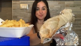 EATING ASMR ITA  KEBAB E CHIACCHIERE 😋 🌯 [upl. by Havens829]