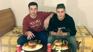 ALBANIAN CHALLENGE ME HAMBURGERA  ARIZONRR [upl. by Kcirdlek]