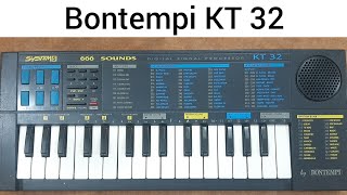 Bontempi KT 32  Bontempi Piano  666 sounds [upl. by Kubetz322]