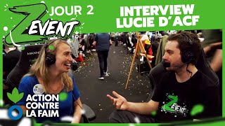 ZEVENT 2021 6  Interview de Lucie Codiasse directrice communication dAction contre la Faim [upl. by Nnaeel]