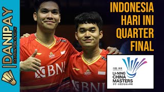 Indonesia Hari Ini Quarter Final  Badminton China Masters 2023 [upl. by Inava382]