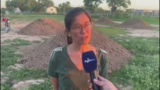 LAS LOMITAS MEJORAS EN LA CANCHA DE LA ESCUELA DE FÚTBOL TATÍN [upl. by Ydnagrub]