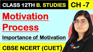 Motivation Process  Importance of Motivation  Directing Chapter 7 Business Studies Class 12 [upl. by Tricia]