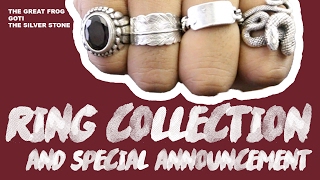 Ring Collection  Special Announcement The Great Frog Goti amp The Silver stone [upl. by Mckee]