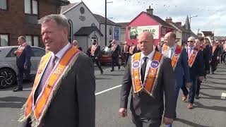 12th July Morning Kilkeel Parade 2024 [upl. by Leidag]