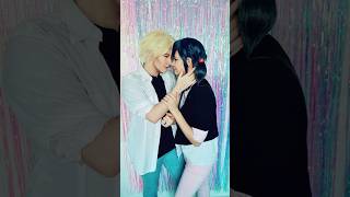 Kiss Adrienette 🩷 tiktok cosplay miraculous miraculousladybug marinette love adrienagreste [upl. by Akayas]