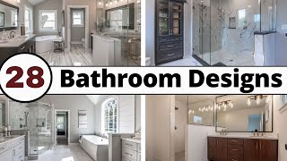 Bathroom Remodel Ideas 28 Beautiful Designs for Some Remodeling Inspiration [upl. by Eniamert]