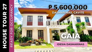 House Tour 27  Modern Single Detached House  Gaia  Idesia Dasmarinas Cavite  Ready for Occupancy [upl. by Lotta]