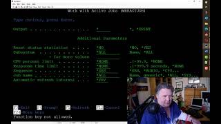 Playing with the WRKACTJOB command on an IBM i not an AS400 or ISeries system [upl. by Nohsram317]