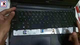 Change Keyboard of Dell Laptop 15 inspiron 3000 series  dell keyboard  keyboard problem [upl. by Tansy]