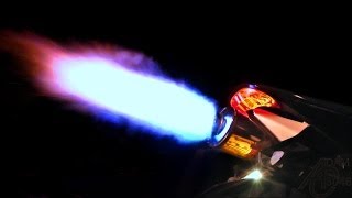 Honda CBR600RR shooting WILD FLAMES [upl. by Binah614]