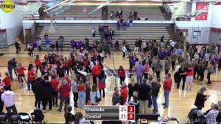 Central vs Onalaska Volleyball Playoffs [upl. by Ardnaz]